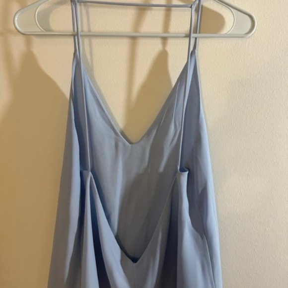 Blue Blush light blue blouse with open back - Picture 2 of 3